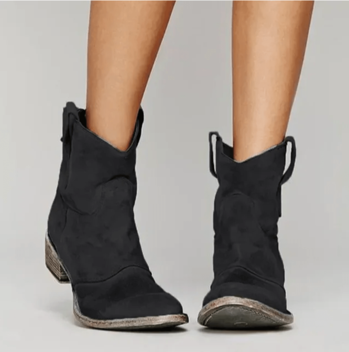 Rachel Suede Western Boots