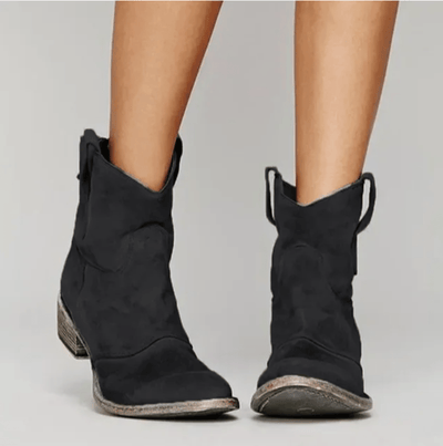 Rachel Suede Western Boots