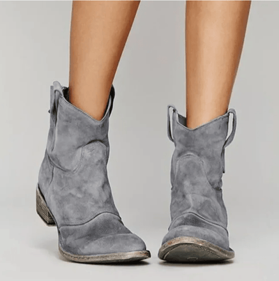 Rachel Suede Western Boots
