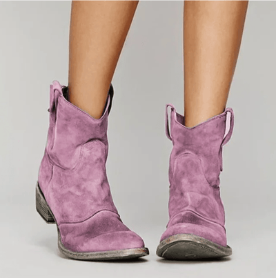Rachel Suede Western Boots