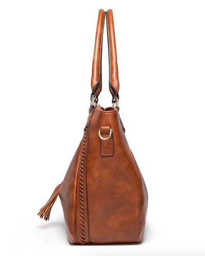 Nellie – Fringe Leather Shoulder Bag