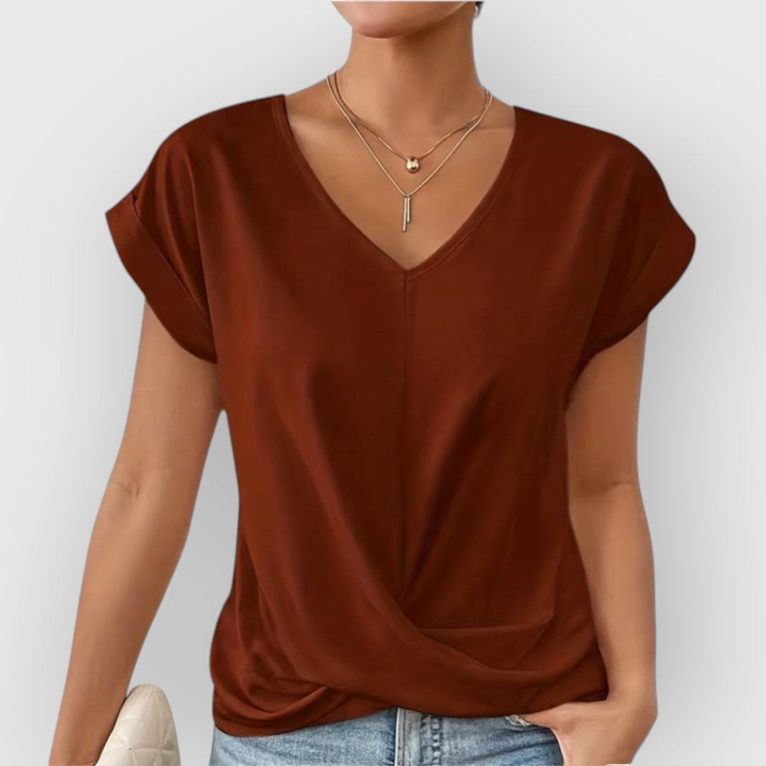 Olivia - Embroidered Sleeveless Blouse