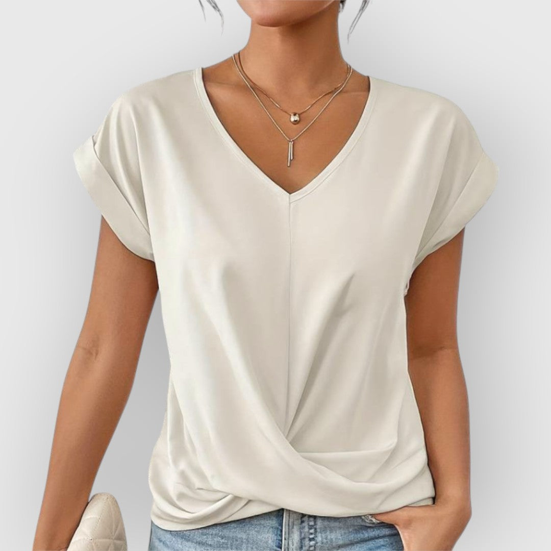Olivia - Embroidered Sleeveless Blouse