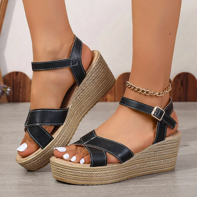 Daphnie© - Elegant Wedge Sandals