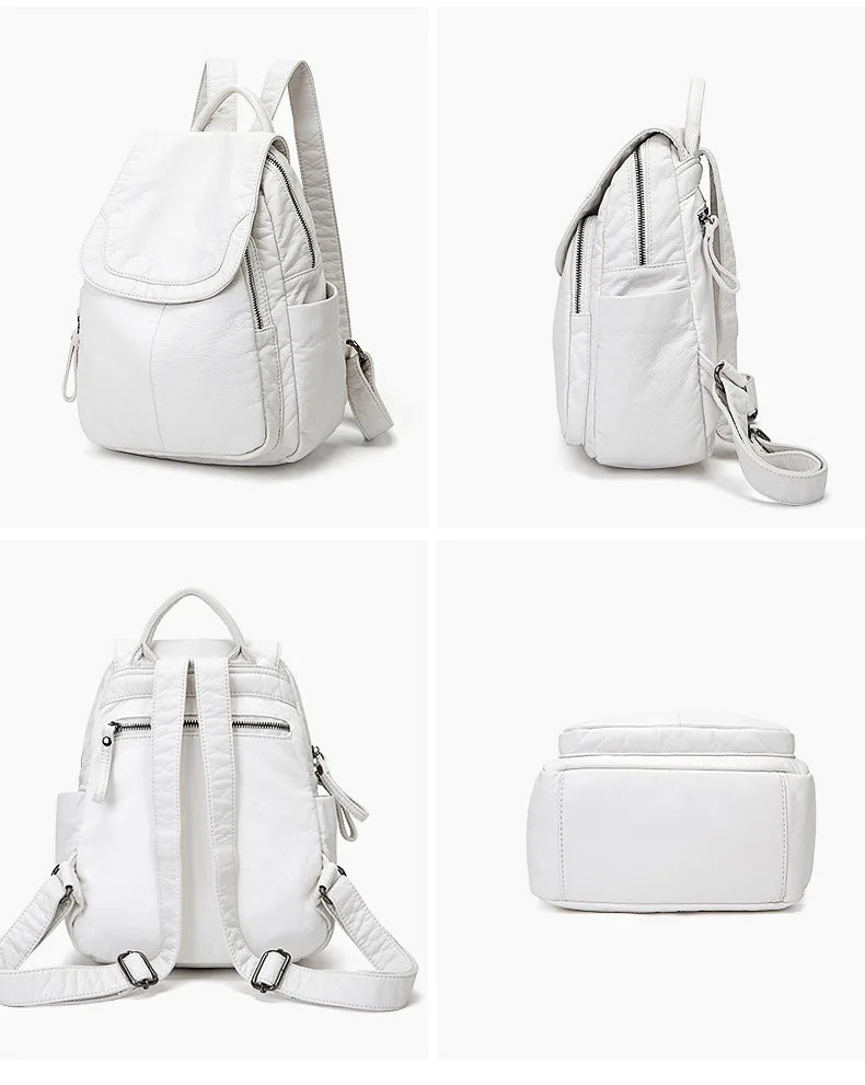 Rowan™ Washed leather backpack