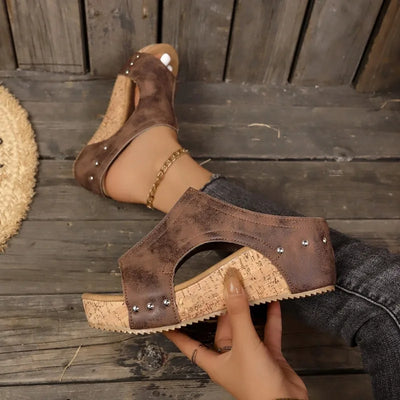 Marly Cork Wedges