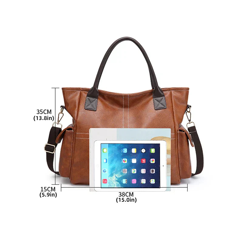 Rowan™ Large Leather Tote Bag