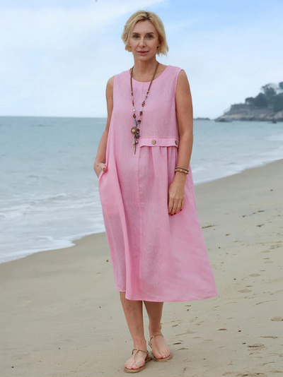 Grace – Linen Easy Day Dress