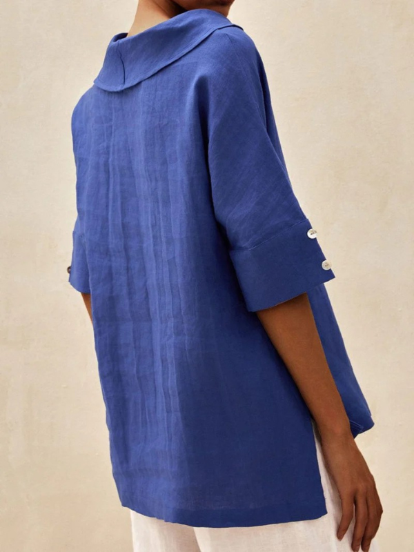 Claire – Breezy V-Neck Blouse