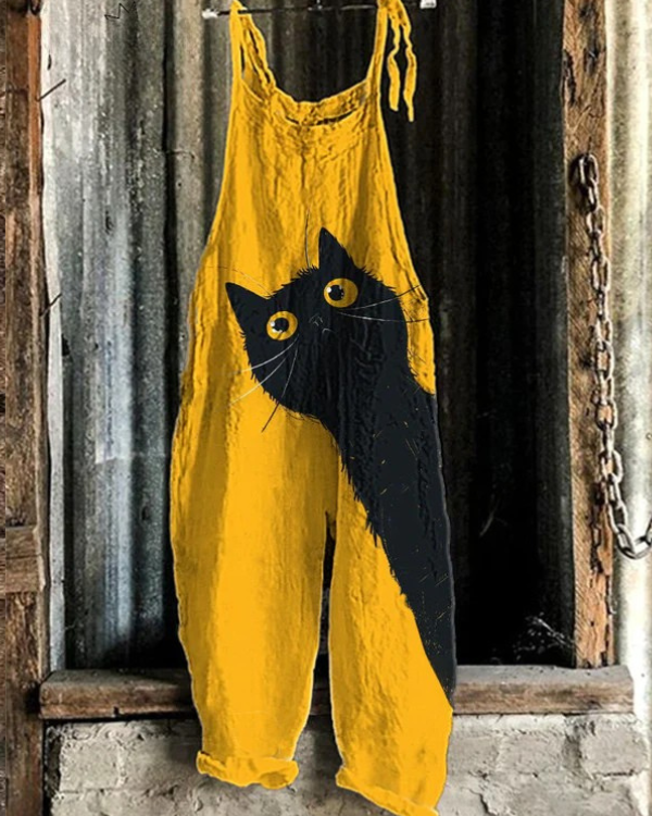 Mila – Whimsical Cat Jumpsuit