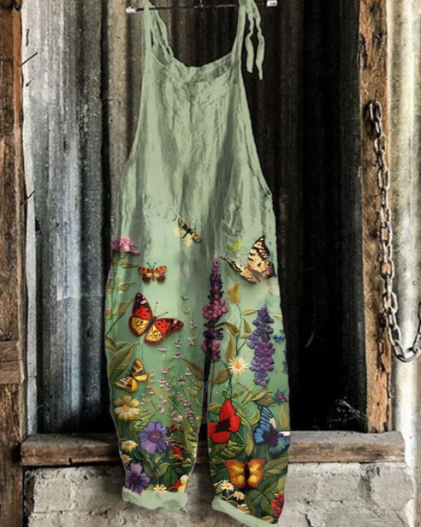 Tessa – Embroidered Garden Jumpsuit