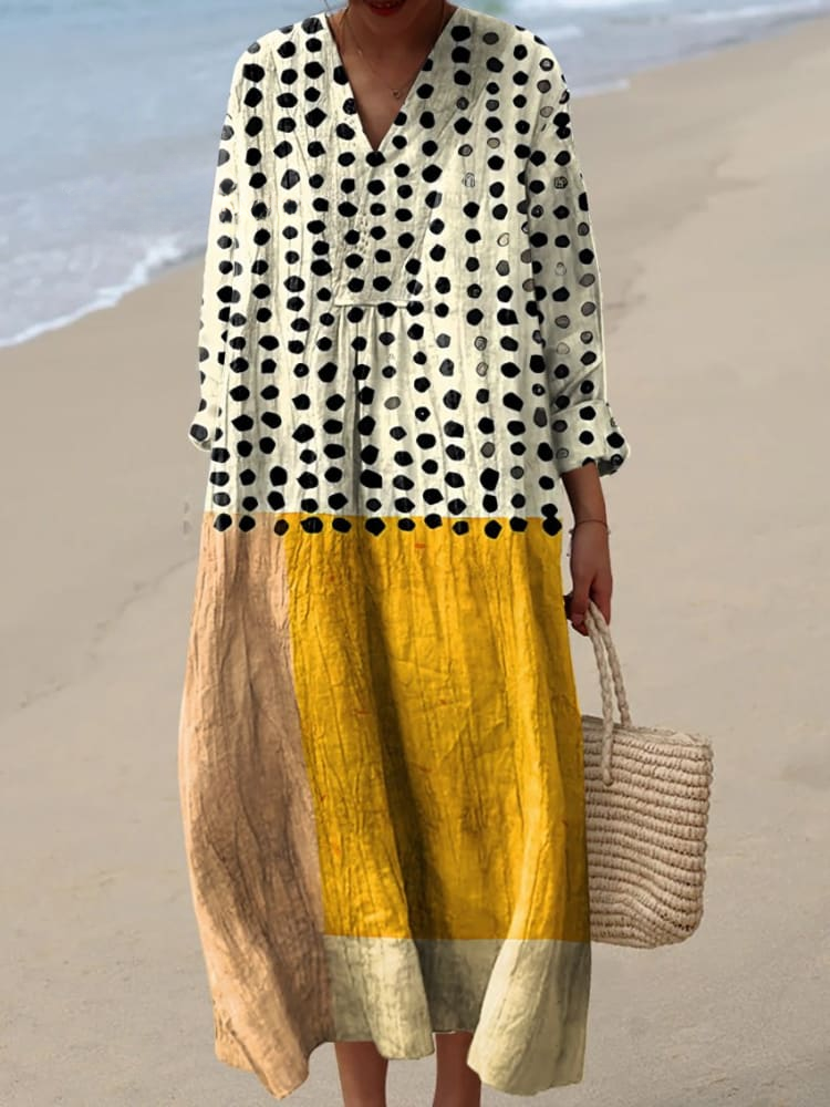 Tessa – Sunny Splash Print Dress