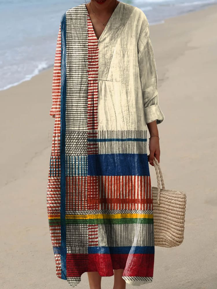 Diane – Linear Grace Print Dress