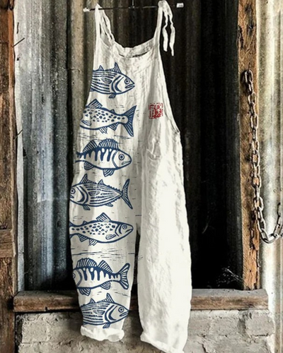 Kaori – Lino Wave Jumpsuit