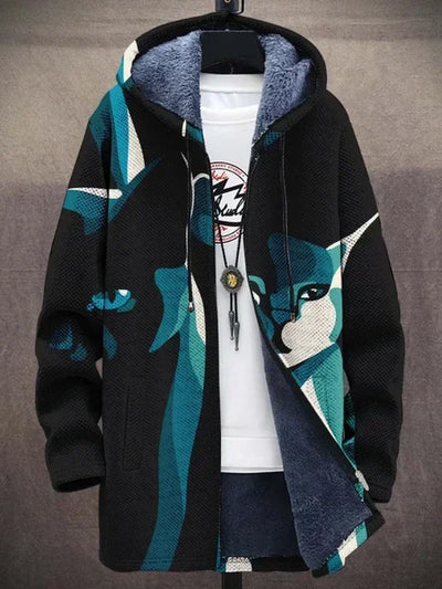 ARIANE - JACKET WITH ARTISTIC PRINT