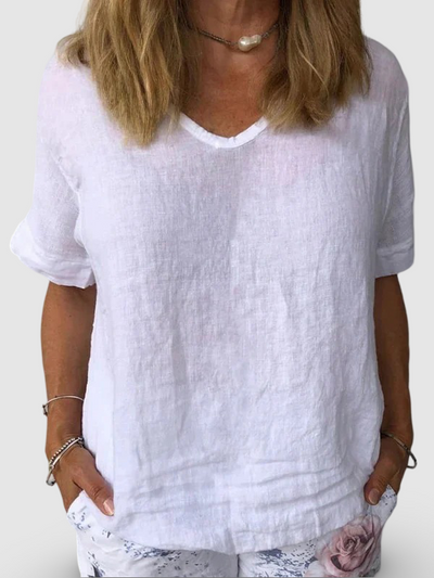 Raya – Everyday Cotton-Linen Top