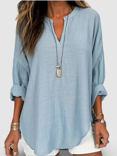 Claire – Long-Sleeve Beach Blouse