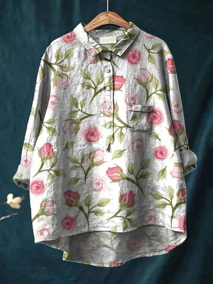 Lily – Floral Casual Shirt