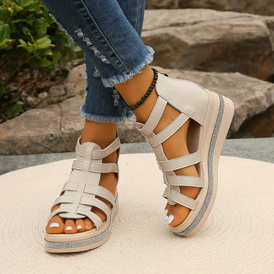 CHLOE© - Elegant Wedge Sandals
