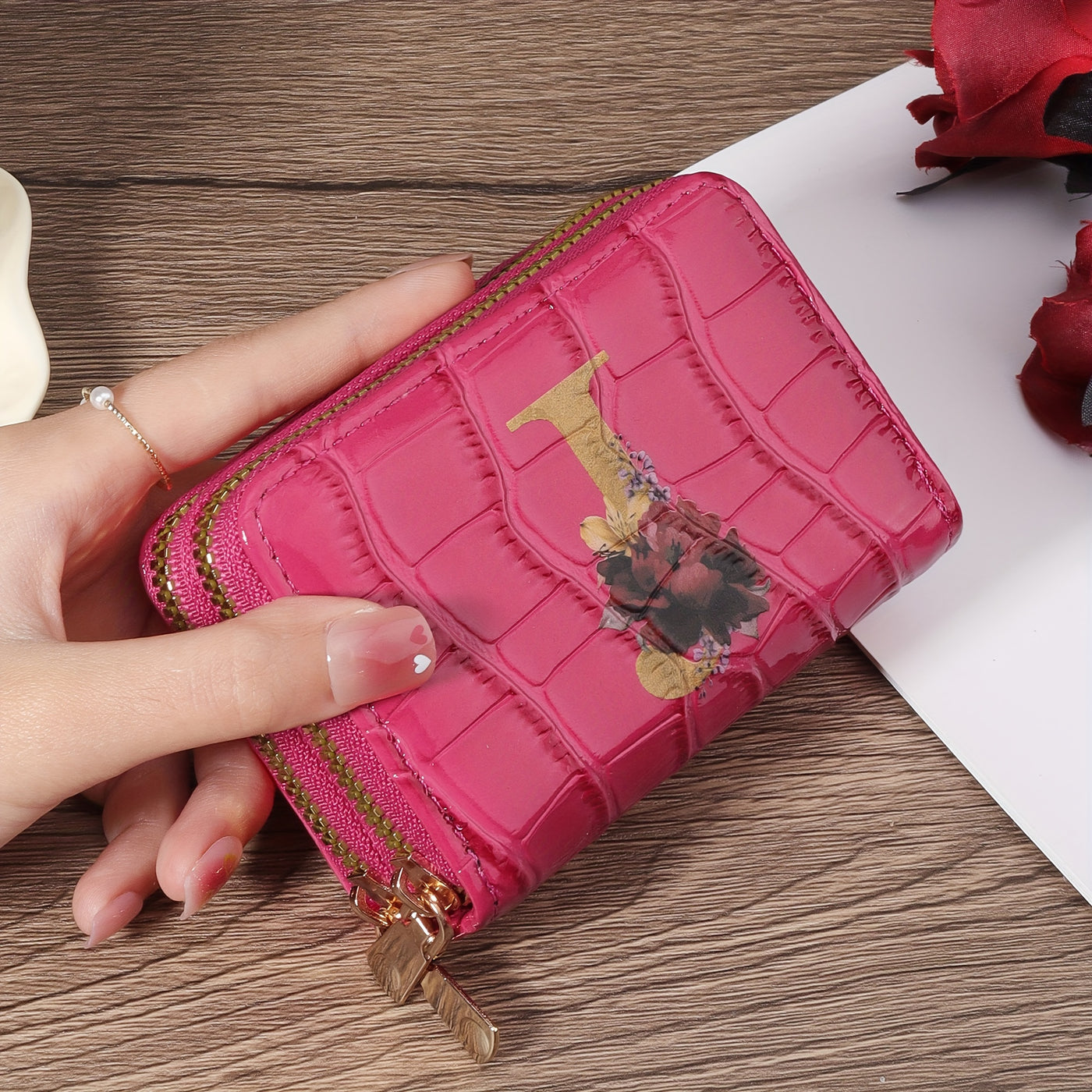Rowan™ Monogram Leather Wallet