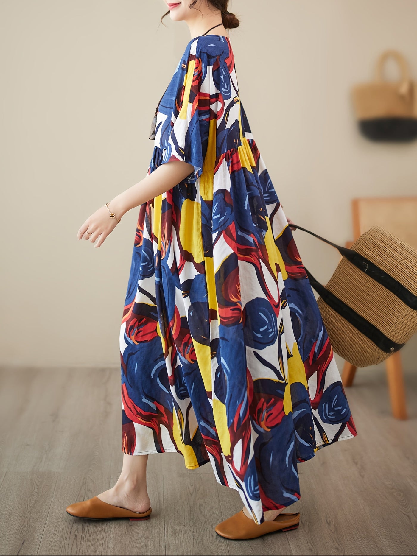 COLORFUL - Artistic Loose-Fit Summer Dress