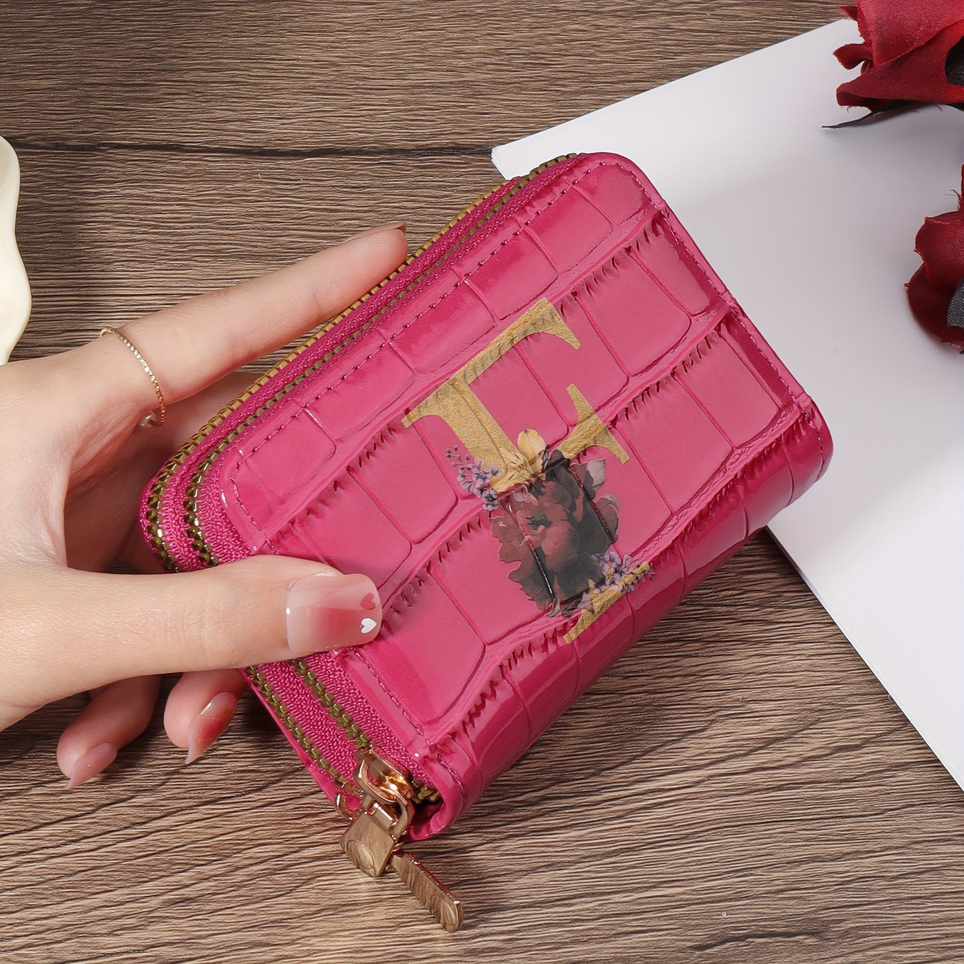 Rowan™ Monogram Leather Wallet