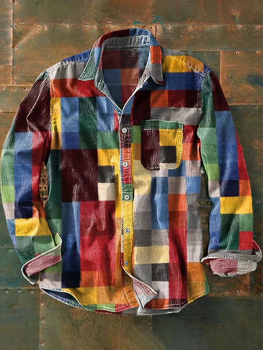 Viktor™ | Men’s Long Sleeve Shirt with Pocket