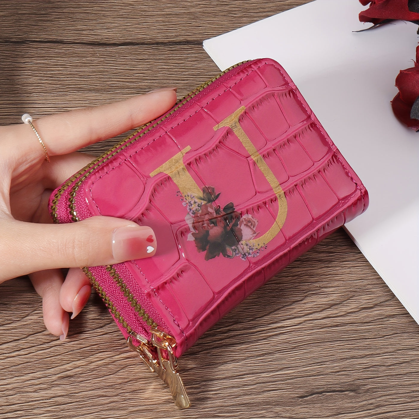 Rowan™ Monogram Leather Wallet