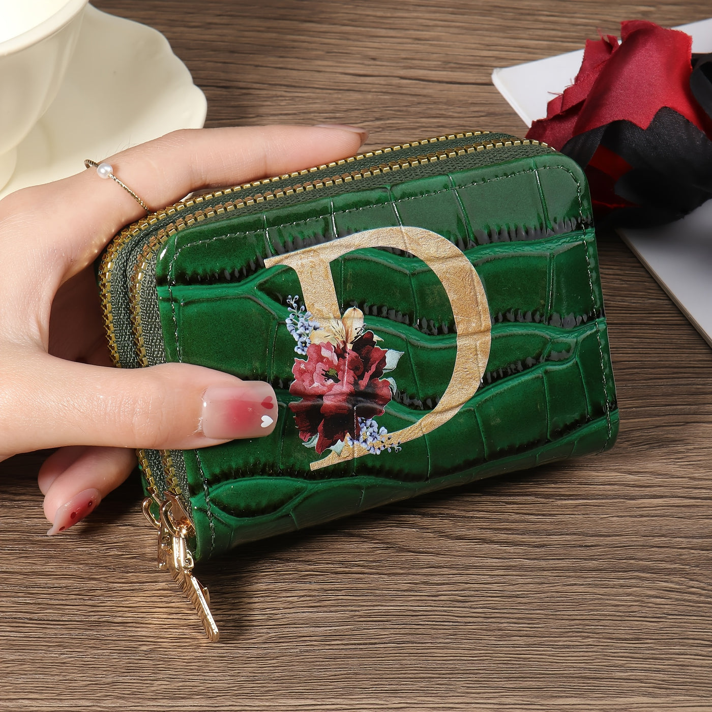 Rowan™ Monogram Leather Wallet