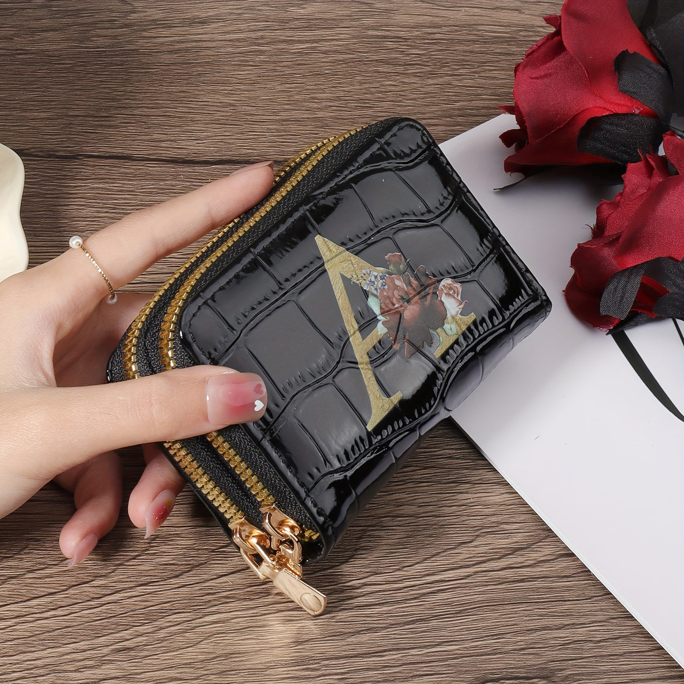 Rowan™ Monogram Leather Wallet
