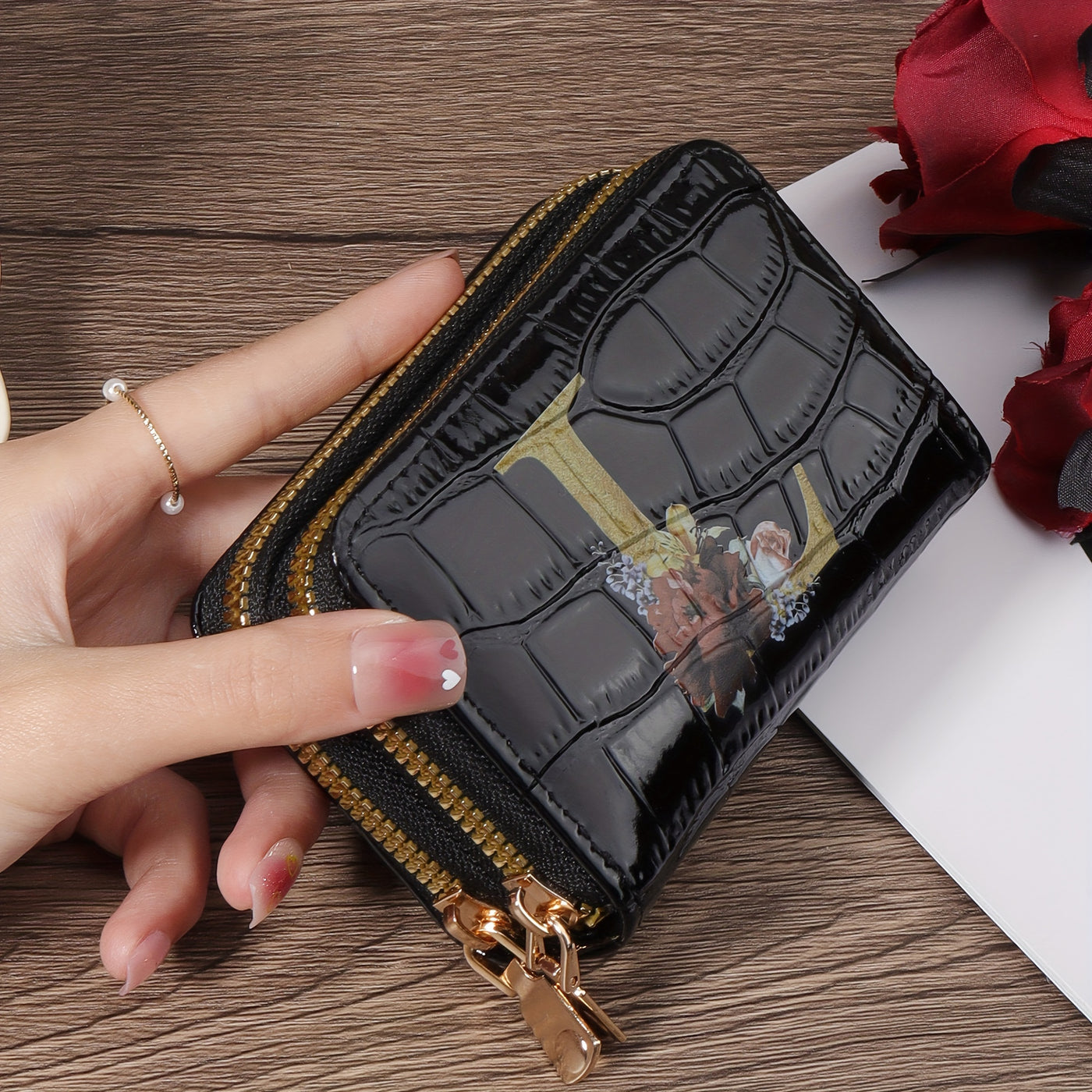 Rowan™ Monogram Leather Wallet