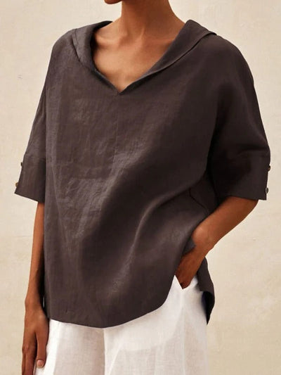 Olivia – Casual V-Neck Blouse