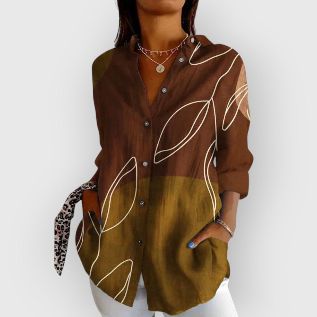 Paola - Retro Premium Blouse with Embroidery
