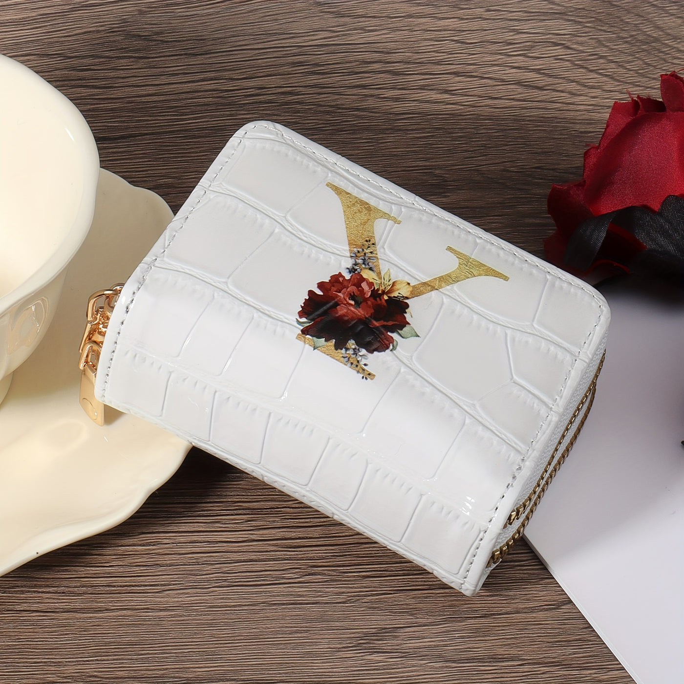 Rowan™ Monogram Leather Wallet
