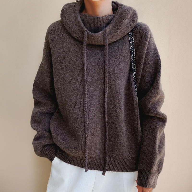 Lydia™ | Turtleneck jumper made of merino wool
