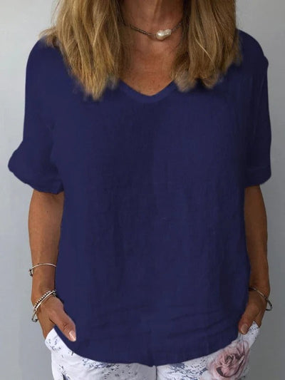 Raya – Everyday Cotton-Linen Top