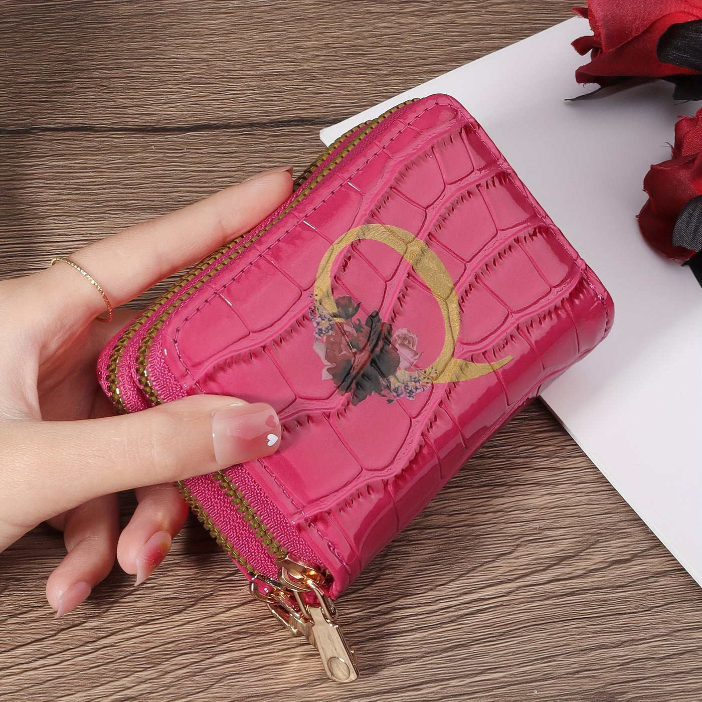 Rowan™ Monogram Leather Wallet