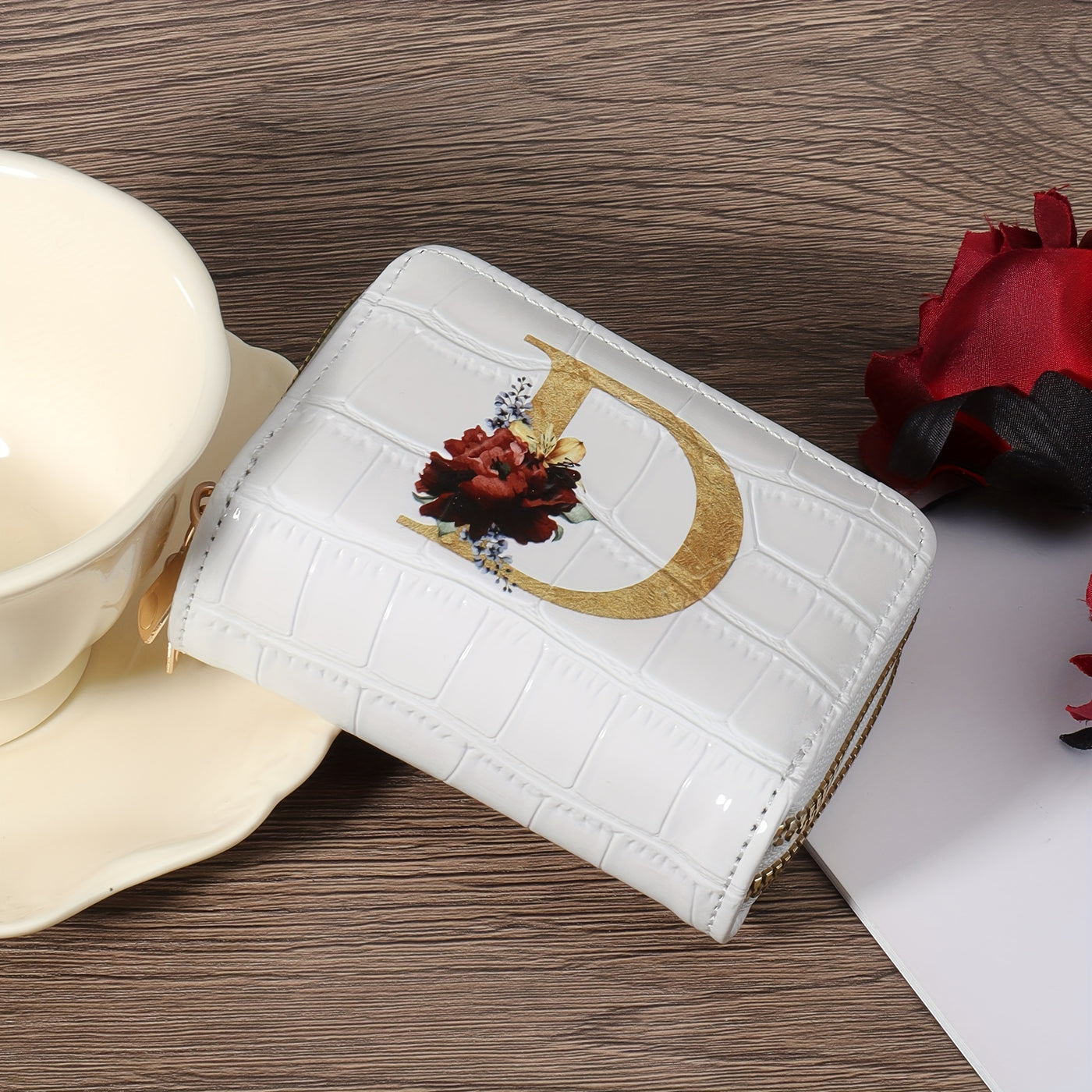 Rowan™ Monogram Leather Wallet