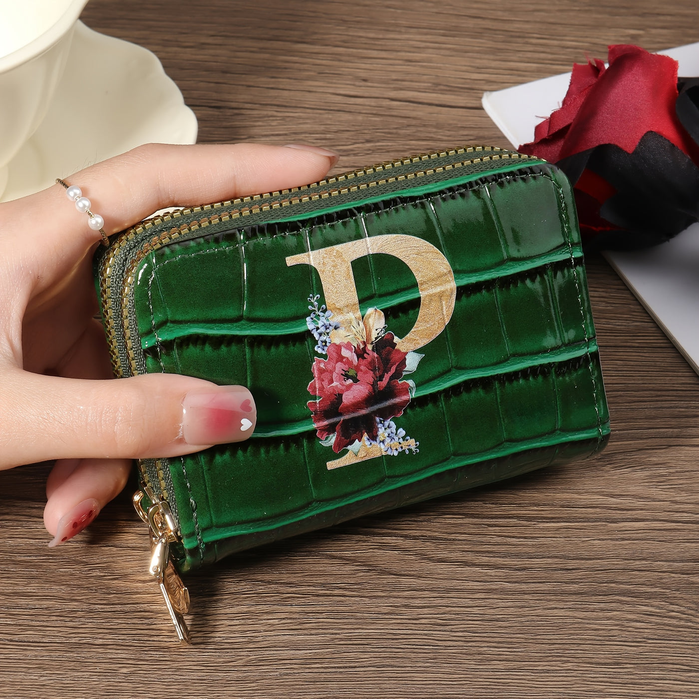 Rowan™ Monogram Leather Wallet