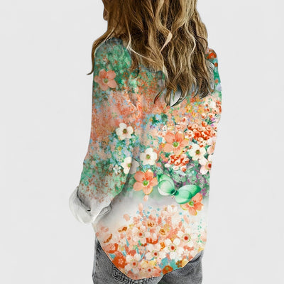 Fiona - Blouse with Floral Print