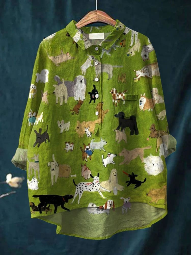 Ruby – Dog Art Print Shirt
