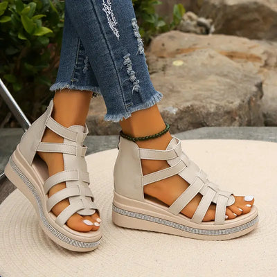 CHLOE© - Elegant Wedge Sandals