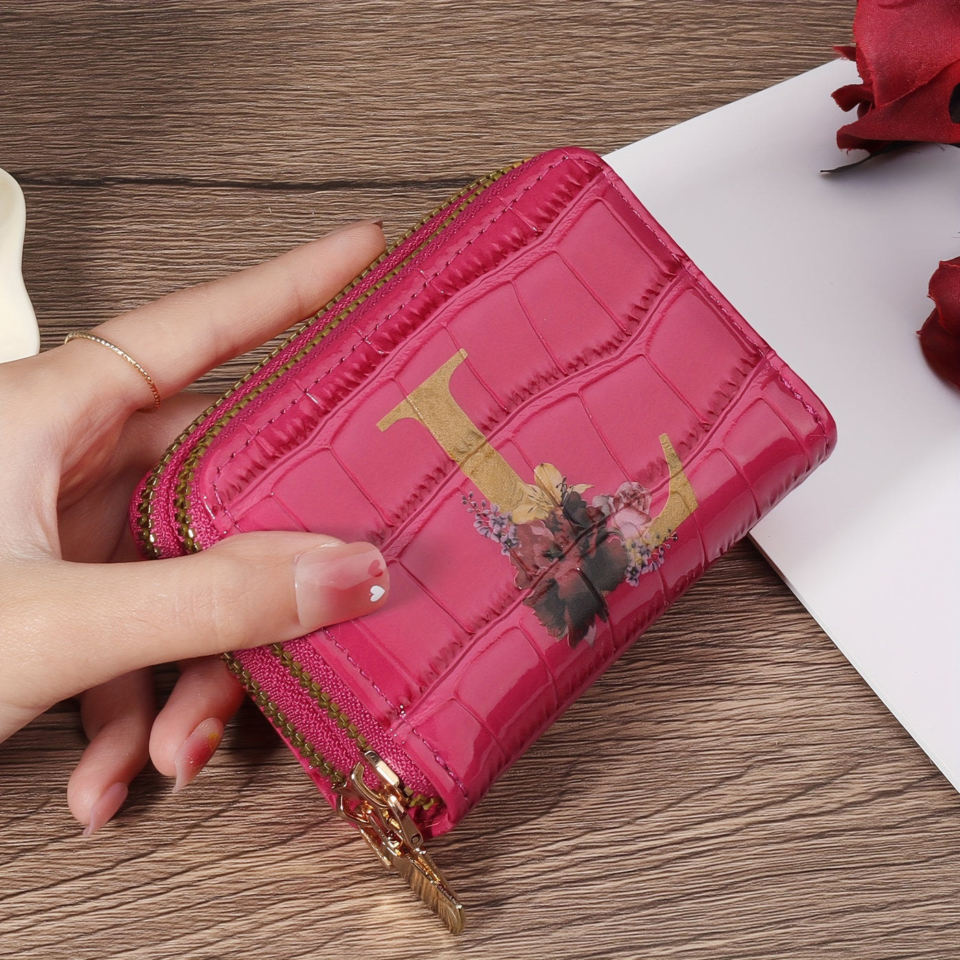 Rowan™ Monogram Leather Wallet