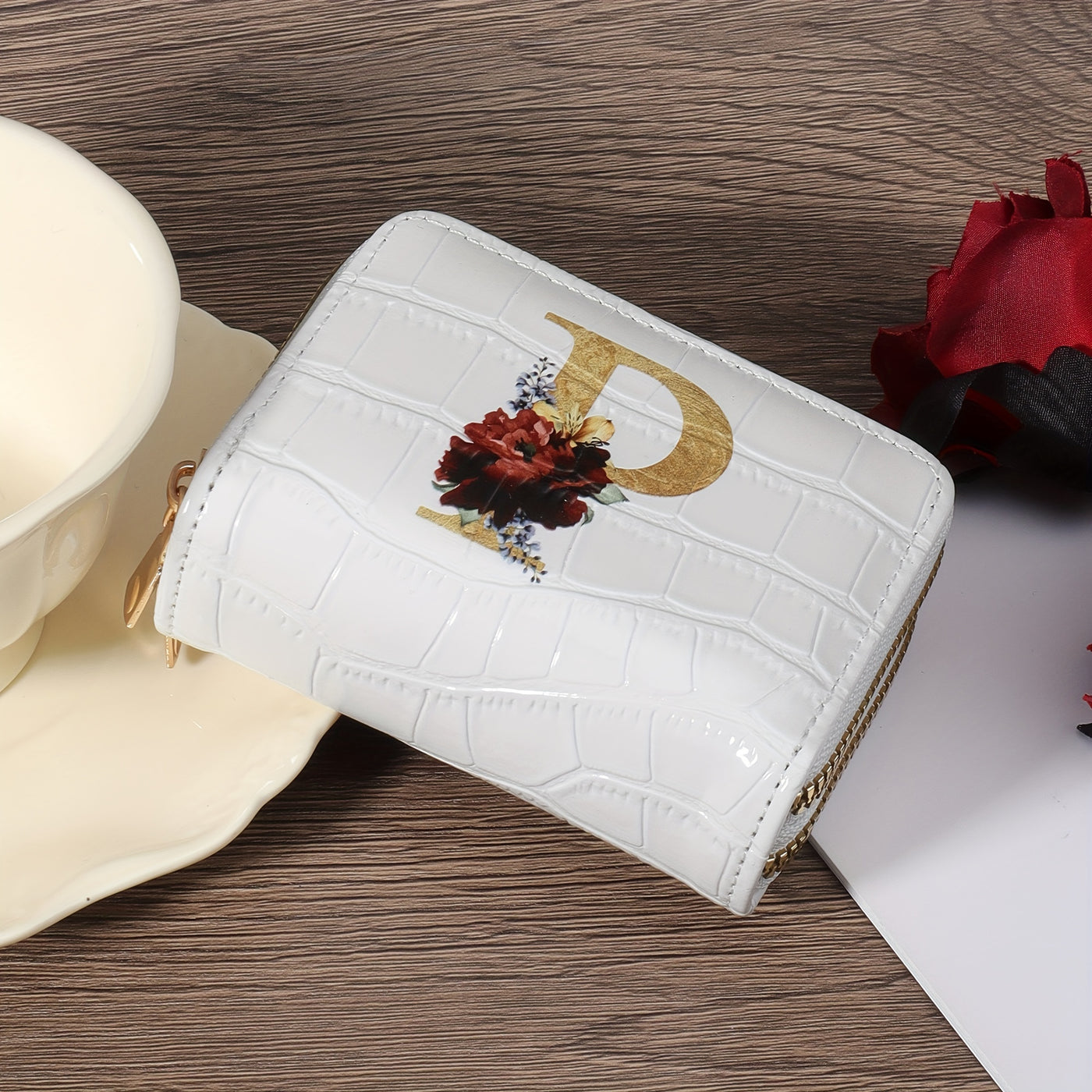 Rowan™ Monogram Leather Wallet