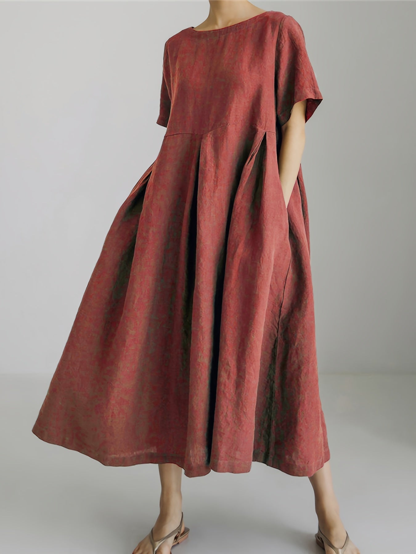 Camille Cotton Blend Dress