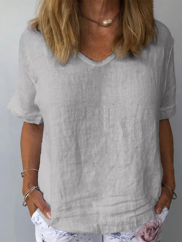 Raya – Everyday Cotton-Linen Top