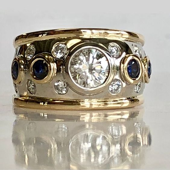 Dawn – Gold Zirconia Statement Ring