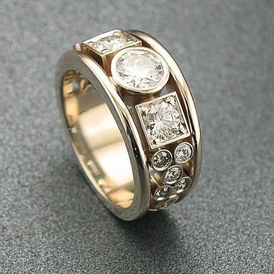 Irene – Classic Gold Crystal Band