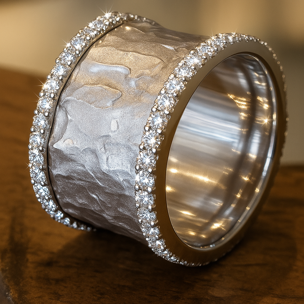 Vera – Antique Silver Sparkle Band
