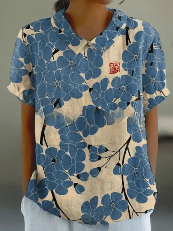 OLIVIA | FLORAL PATTERN BLOUSE.